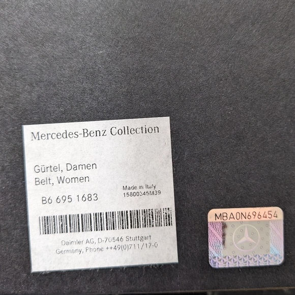 Mercedes Benz Leather Belt - Picture 5 of 5